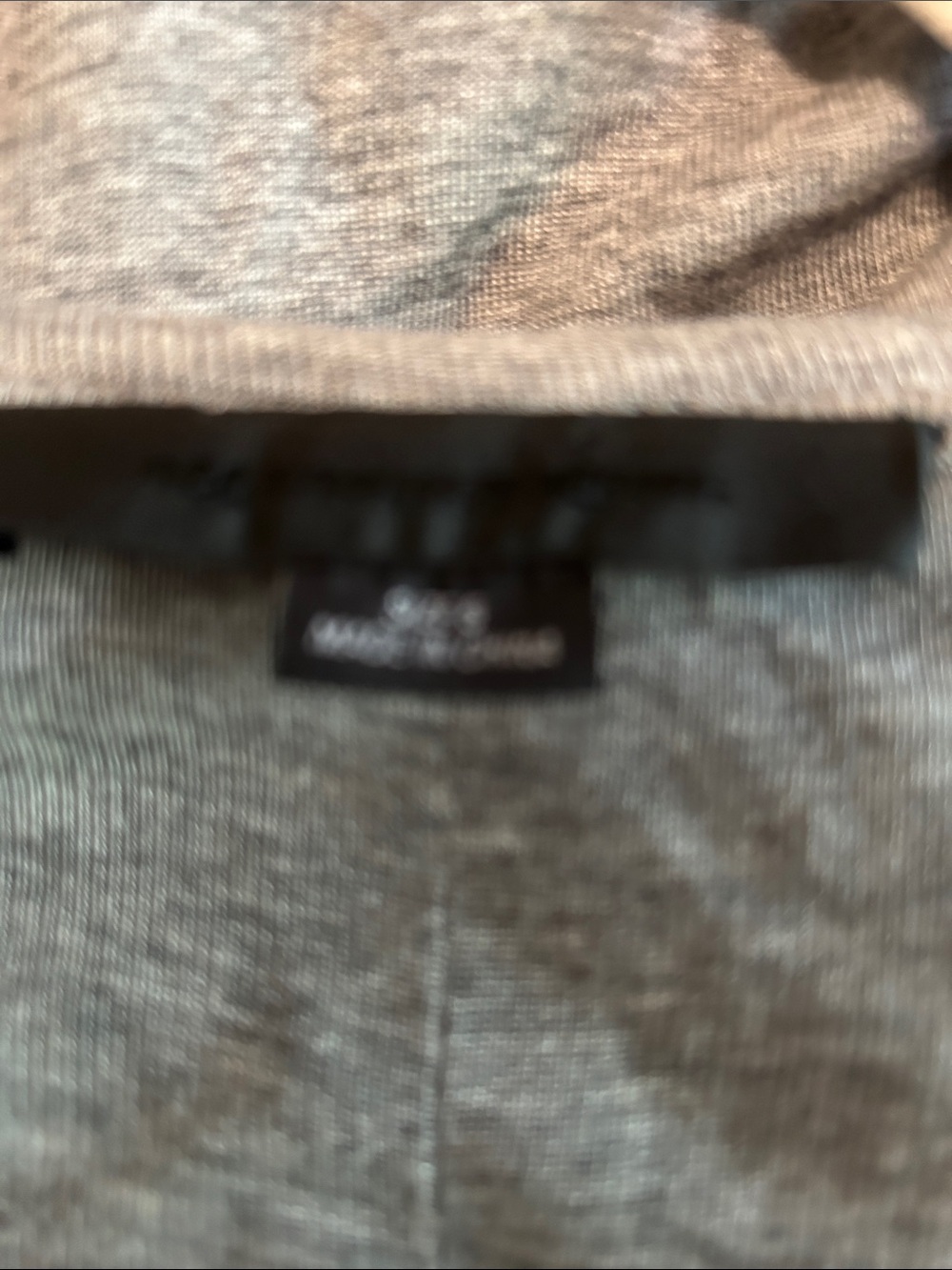 Alexander Wang Gray Ribbed Knit Top with Twist Detail - Picture 8 of 9